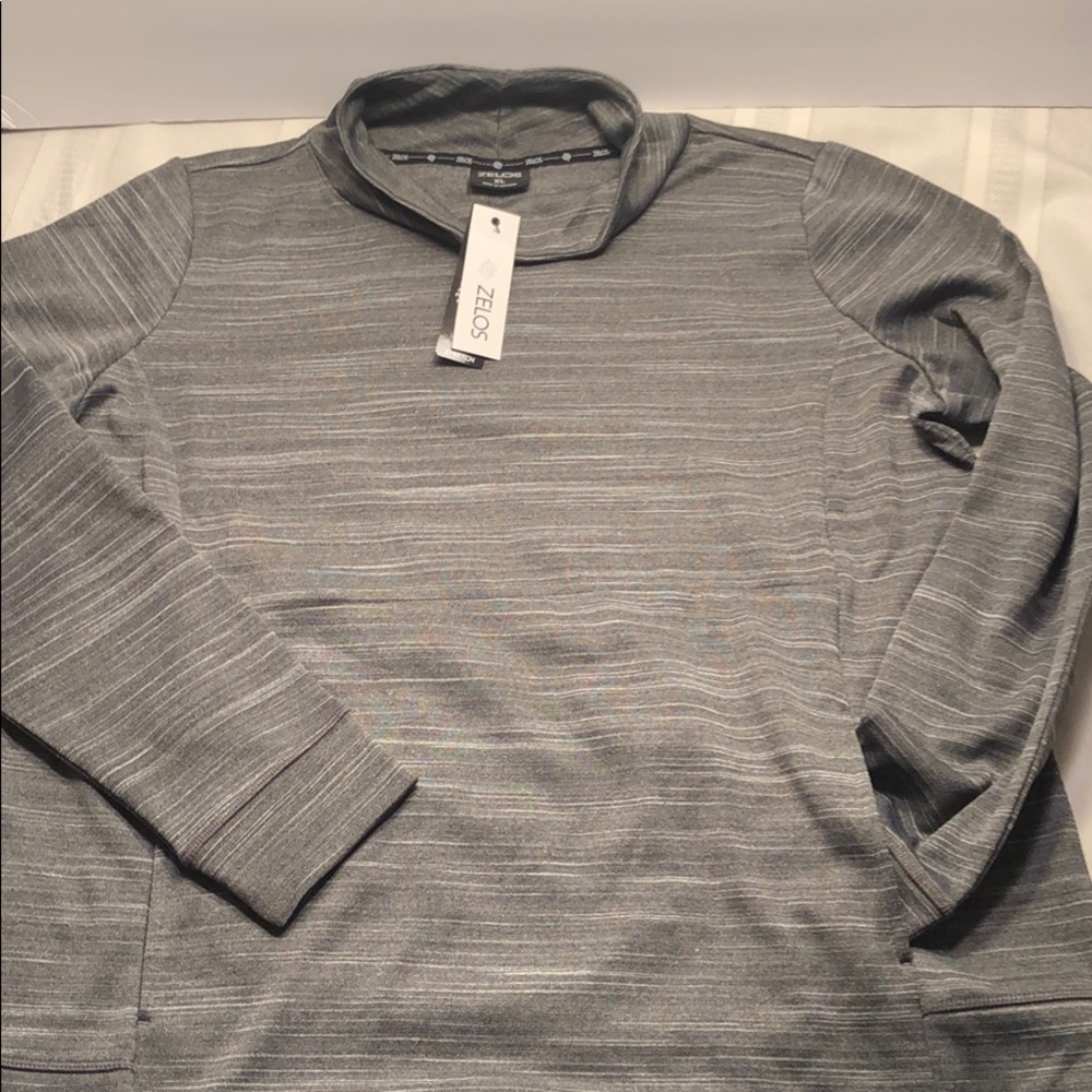 Zelos black fleece pullover XL